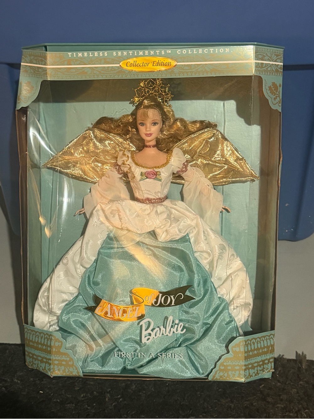 Barbie Gold and Teal Angel Doll - Collector Edition